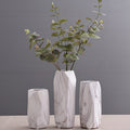 Stone pattern geometric flower