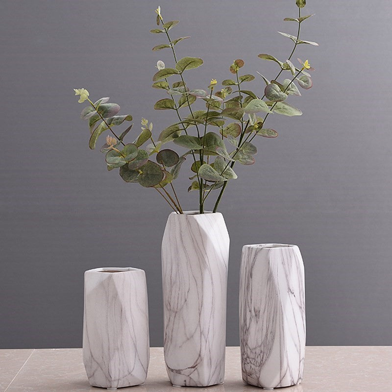 Stone pattern geometric flower