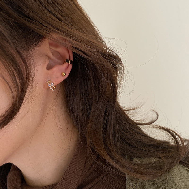 Vintage Style Opal Earrings