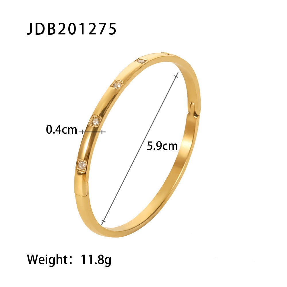 Gold-plated Stainless Steel Bracelets, Various Styles, Build Your Stack