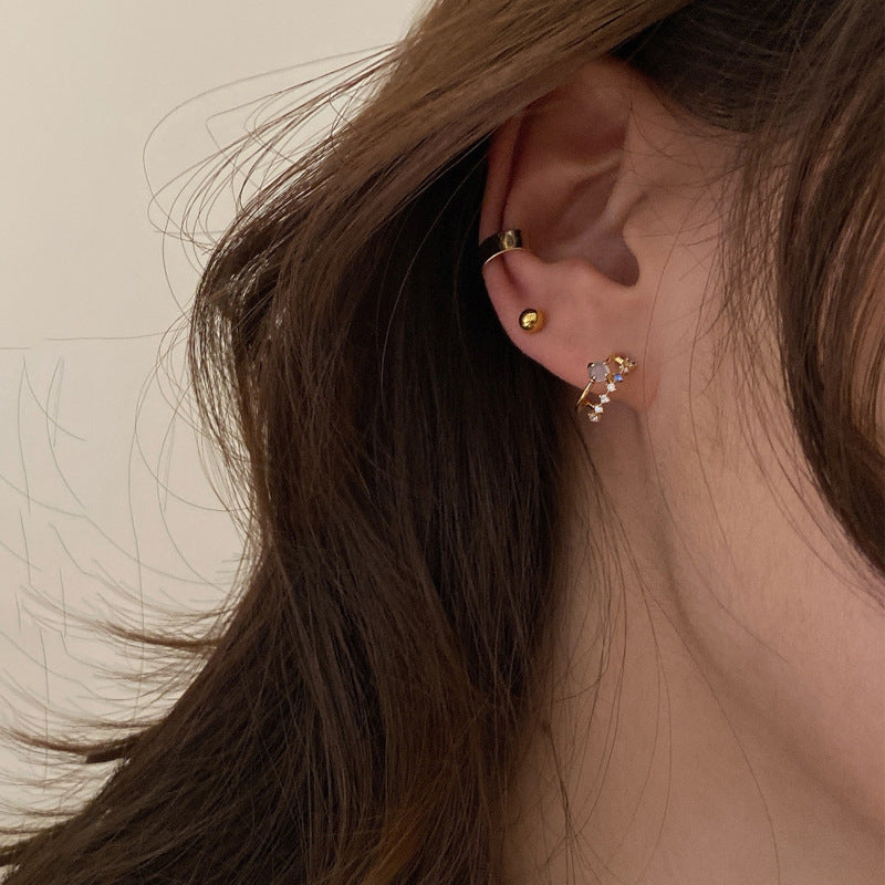 Vintage Style Opal Earrings