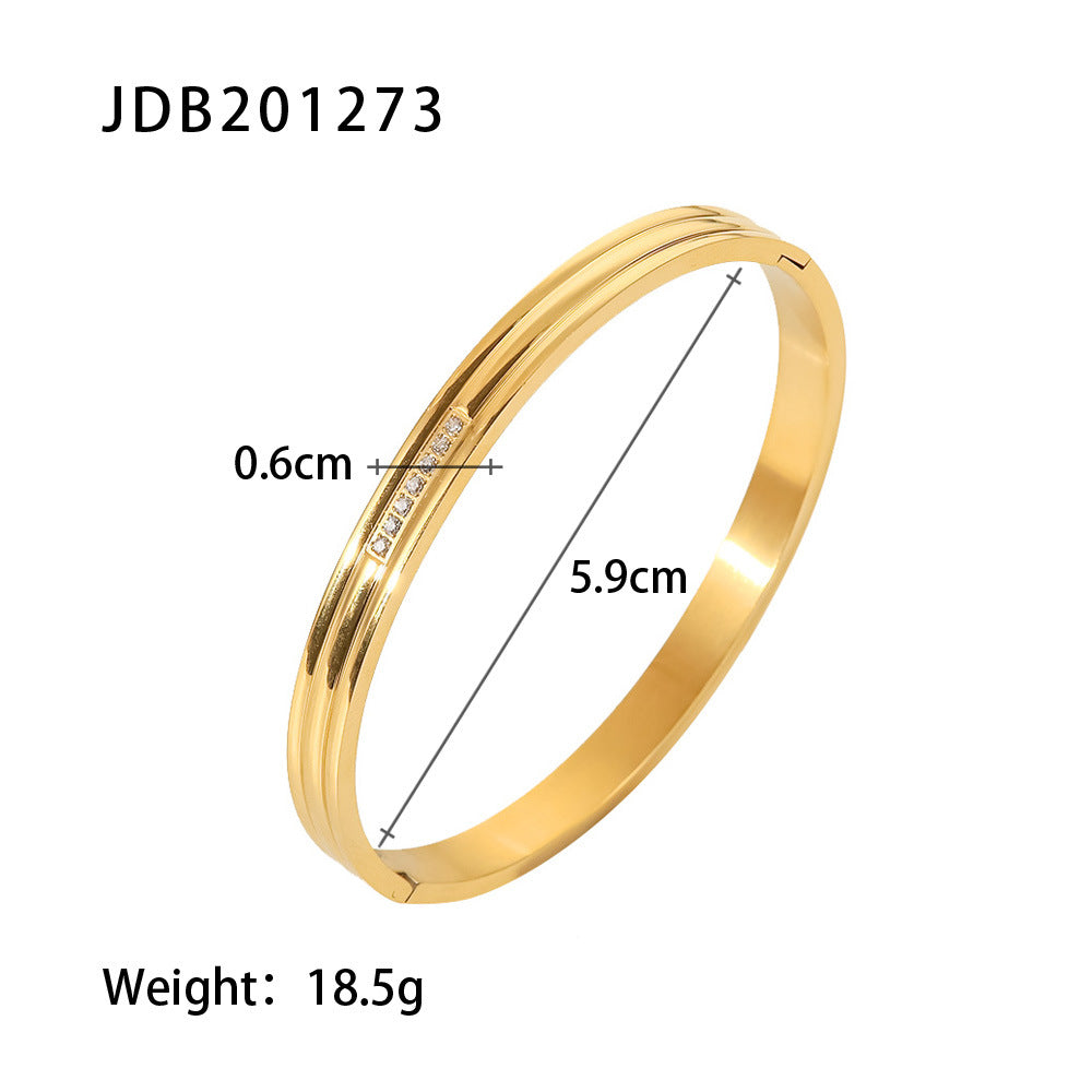 Gold-plated Stainless Steel Bracelets, Various Styles, Build Your Stack