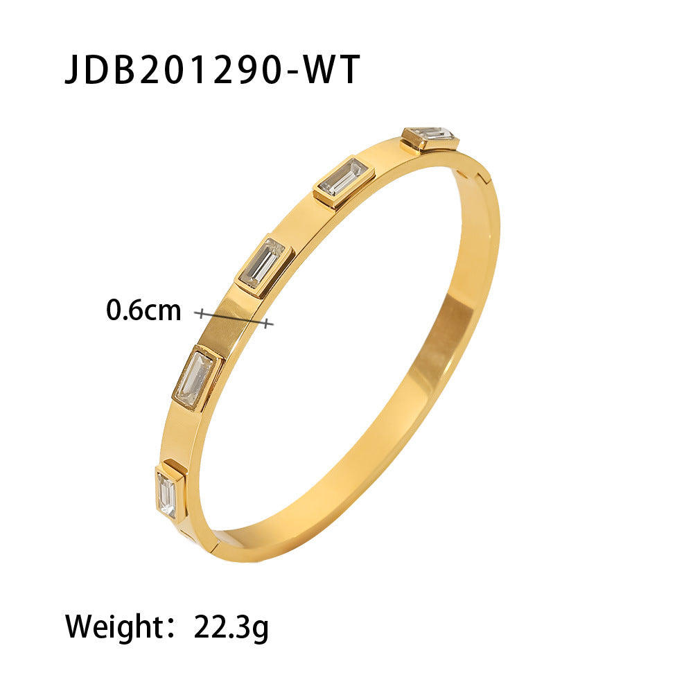 Gold-plated Stainless Steel Bracelets, Various Styles, Build Your Stack