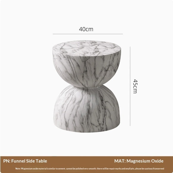 Sofa Side Apartment Living Room Creative Art Modern Balcony Corner Tea Table