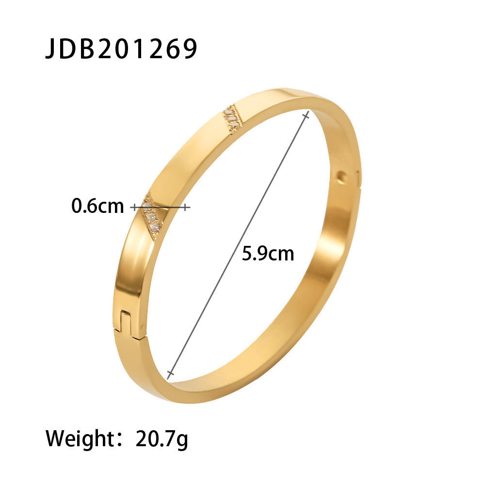 Gold-plated Stainless Steel Bracelets, Various Styles, Build Your Stack