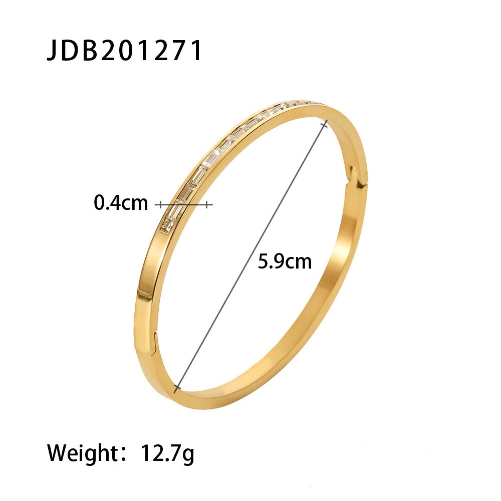 Gold-plated Stainless Steel Bracelets, Various Styles, Build Your Stack